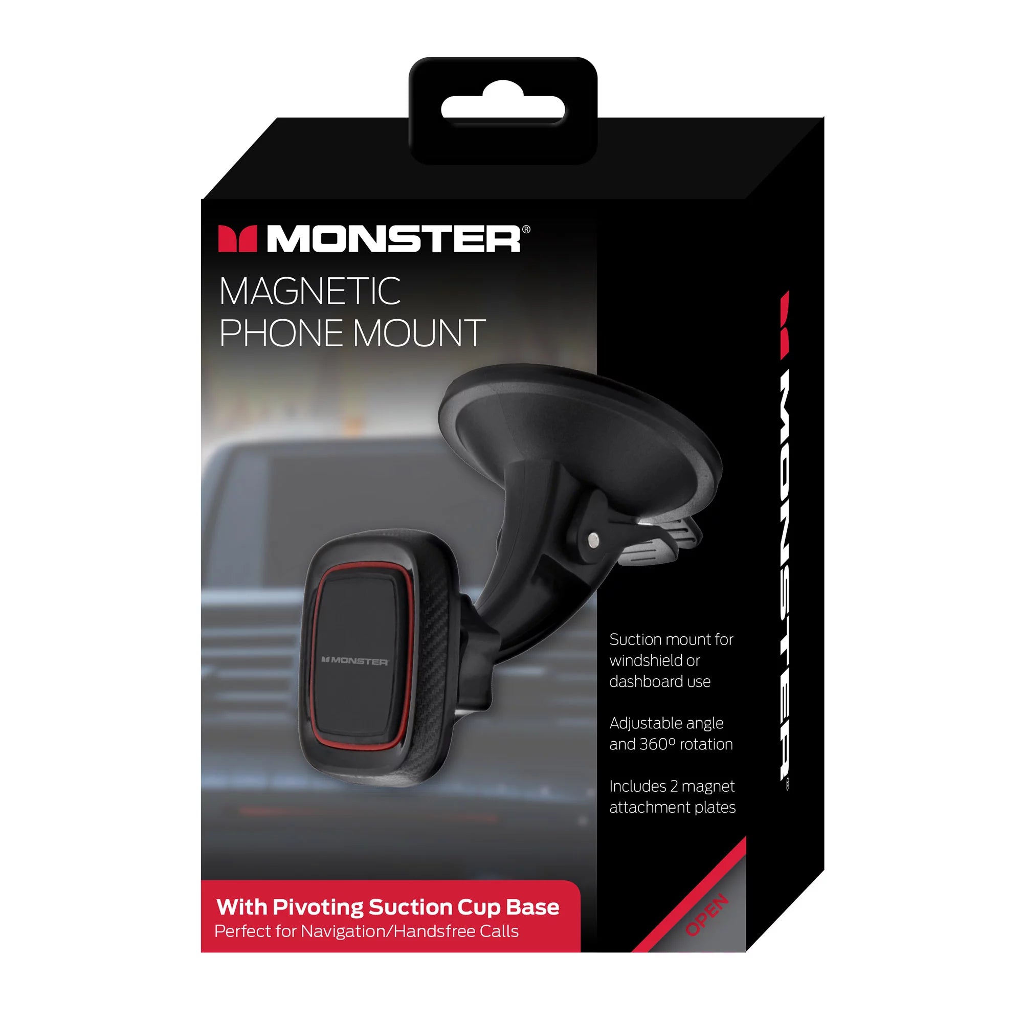 Magnetic Windscreen Rotating Car Phone Holder Suction Cup Mount