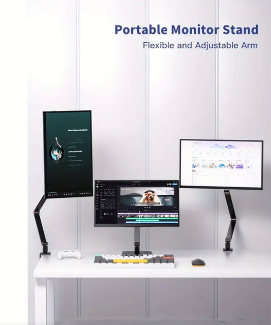 Portable Monitor Arm Magnetic Quick-Release - 360 Degree