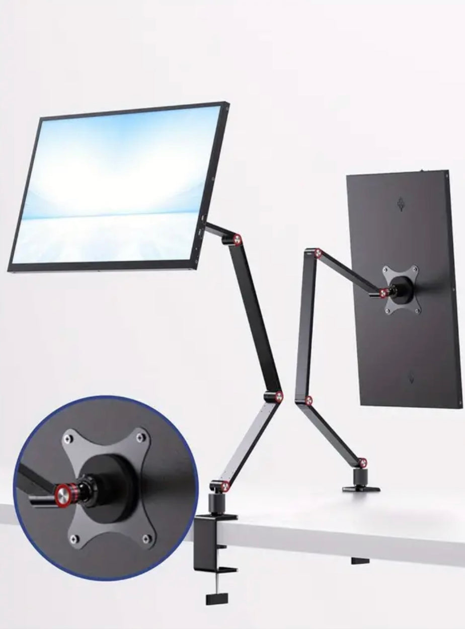 Portable Monitor Arm Magnetic Quick-Release - 360 Degree