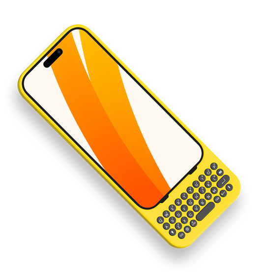 A Keyboards for the iPhone, iPhone 14 pro, iPhone 15 pro, iPhone 15 pro Max