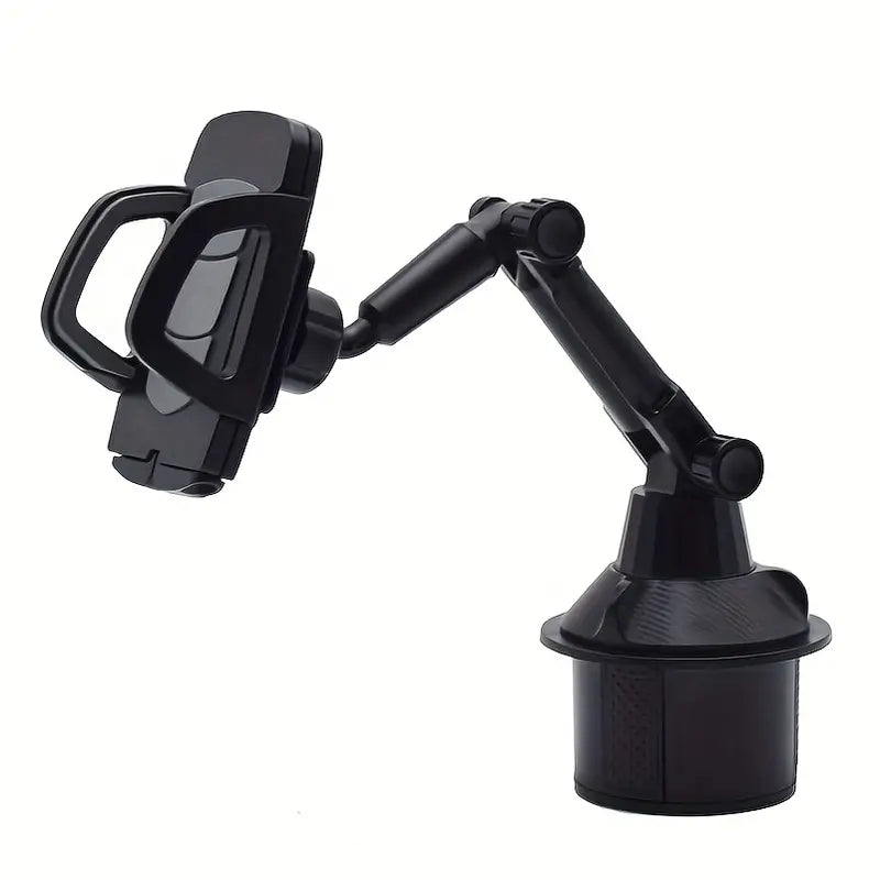 New Car Inner Center Control Seat Universal Long Tube Joint Adjustable Car Water Cup Holder Phone Holder Car Cup Holder Mobile Phone Holder Long Tube Joint Carbon Fiber Adjustable Car Water Cup Holder Mobile Phone Holder