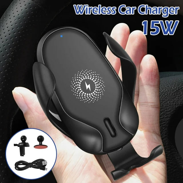 Willstar Universal Car Wireless Charger Holder 15W Car Air Vent Phone Charging Holder Fast Charging Mount